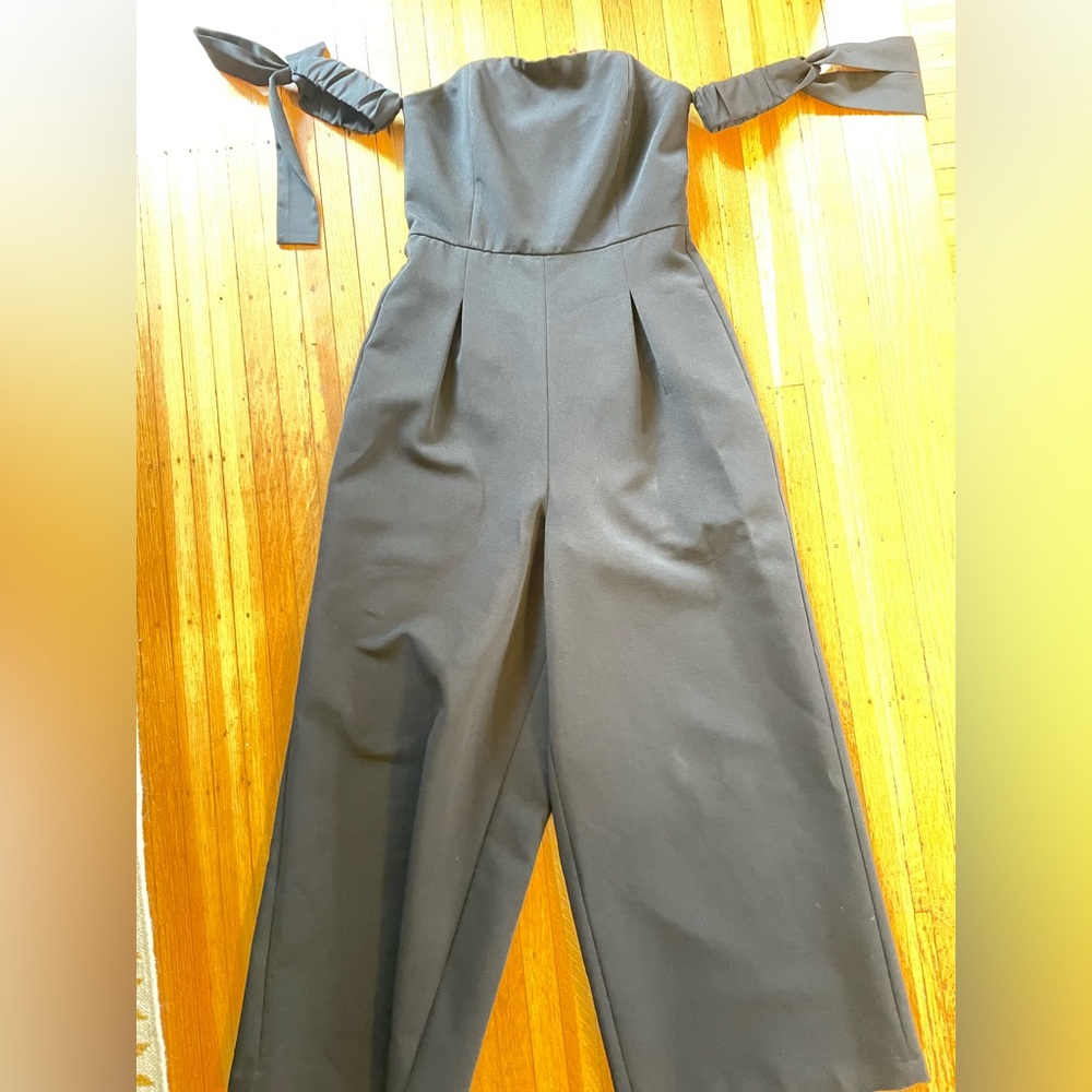 ENDLESS ROSE | black formal jumpsuit